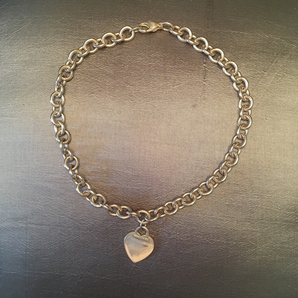 Tiffany & Co. Jewelry - Tiffany & Co. heart tag necklace, free Tiffany & Co. pouch